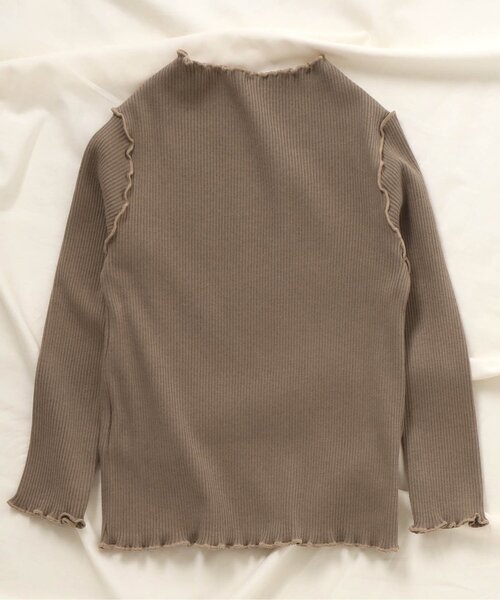 apres les cours（アプレレクール）の「メロウリブTシャツ（Tシャツ/カットソー・キッズ・ブルー/その他2/ミント/アイボリー/ブラウン/オレンジ・100/110/140/90/80/120/130）」の21枚目の写真