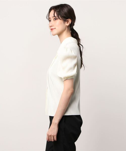 Figments（フィグメンツ）の「クリスタルプリーツブラウス（シャツ/ブラウス・レディース・キナリ/ブラック・FREE）」の7枚目の写真