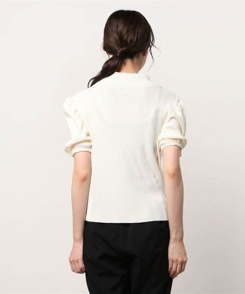 Figments（フィグメンツ）の「クリスタルプリーツブラウス（シャツ/ブラウス・レディース・キナリ/ブラック・FREE）」の4枚目の写真