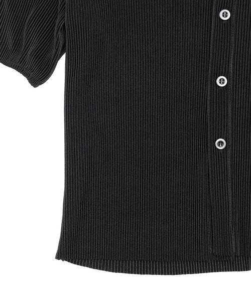 Figments（フィグメンツ）の「クリスタルプリーツブラウス（シャツ/ブラウス・レディース・キナリ/ブラック・FREE）」の8枚目の写真
