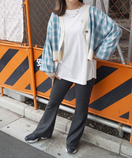 179/WG(イチナナキュウダブルジー)の「メランジカットソーパンツ(その他パンツ・レディース・グリーン/ブラウン/グレー・FREE)」の13枚目の写真