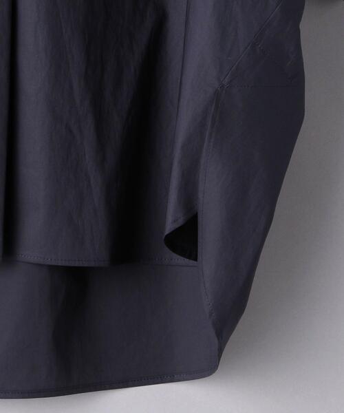 UNITED ARROWS（ユナイテッドアローズ）の「＜UNITED ARROWS＞C BIG 5分袖 シャツ B◆（シャツ/ブラウス・レディース・ライトグレー/ネイビー/オフホワイト・38/36）」の16枚目の写真