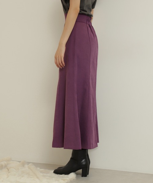 N.（N. Natural Beauty Basic）（エヌエヌナチュラルビューティーベーシック）の「【WEB限定カラー】ピーチマーメードスカート（スカート・レディース・パープル/モカ/ブルー/レッド/グリーン/グレー・MEDIUM）」の13枚目の写真