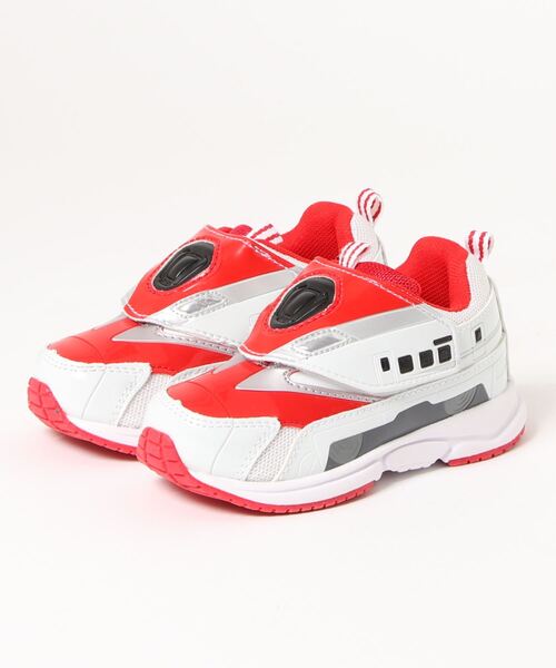 TSURUYA(ツルヤ)の「《PLARAIL》プラレールマジックスニーカー(スニーカー・キッズ・シルバー/レッド/グリーン/アイボリー/ブラック・15.0cm/19.0cm/18.0cm/17.0cm/16.0cm)」の2枚目の写真