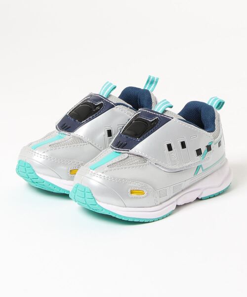 TSURUYA(ツルヤ)の「《PLARAIL》プラレールマジックスニーカー(スニーカー・キッズ・シルバー/レッド/グリーン/アイボリー/ブラック・15.0cm/19.0cm/18.0cm/17.0cm/16.0cm)」の5枚目の写真