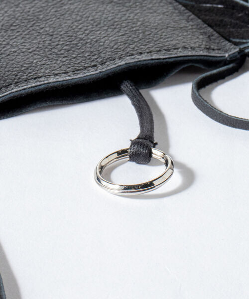 GLOSTER（グロスター）の「【GLOSTER/グロスター】JAPAN MADE リメイクレザー キーネックレス（ネックレス・メンズ・ブラック・FREE）」の10枚目の写真