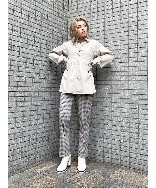 ENVYM（アンビー）の「ビスチェＢｌｏｕｓｅ（シャツ/ブラウス・レディース・ホワイト/ベージュ/ブラック・FREE）」の14枚目の写真