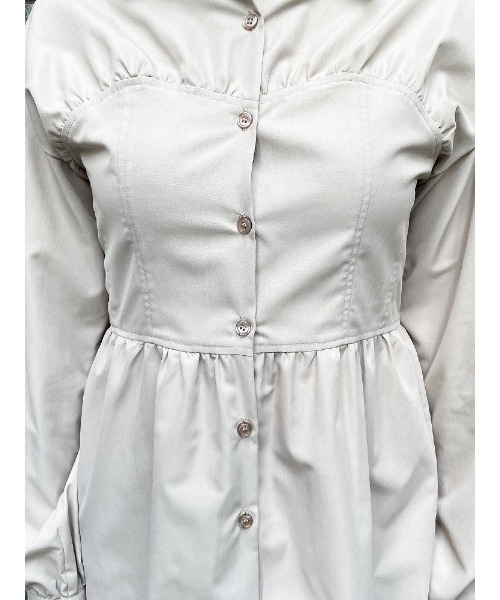 ENVYM（アンビー）の「ビスチェＢｌｏｕｓｅ（シャツ/ブラウス・レディース・ホワイト/ベージュ/ブラック・FREE）」の7枚目の写真