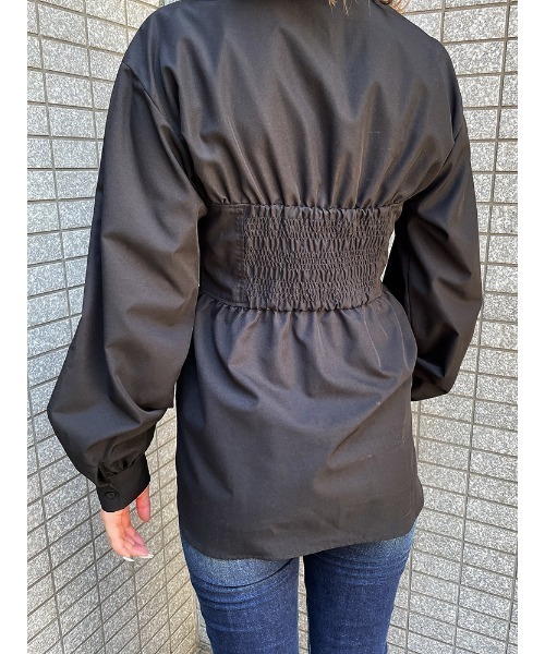 ENVYM（アンビー）の「ビスチェＢｌｏｕｓｅ（シャツ/ブラウス・レディース・ホワイト/ベージュ/ブラック・FREE）」の21枚目の写真