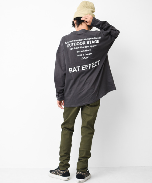 RAT EFFECT（ラットエフェクト）の「クラッシュ加工スリムストレートパンツ（その他パンツ・キッズ・チャコールグレー/ブラック/ベージュ/カーキ・120/130/140/150/160）」の9枚目の写真