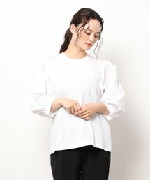 Q | ボリュームスリーブシャツブラウス(シャツ/ブラウス)