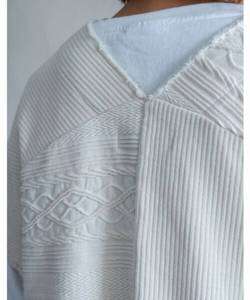 MANASTASH（マナスタッシュ）の「MANASTASH/マナスタッシュ　W's PATCHWORK VEST　パッチワークベスト（ベスト・レディース・ブラック/ナチュラル・MEDIUM）」の9枚目の写真