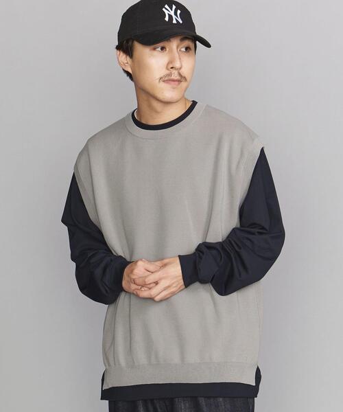 BEAUTY&YOUTH UNITED ARROWS（ビューティーアンドユースユナイテッドアローズ）の「BY モダン ミラノリブ ベスト（ベスト・メンズ・ブラック/ダークブラウン/ベージュ・S/M/L/XL）」の9枚目の写真