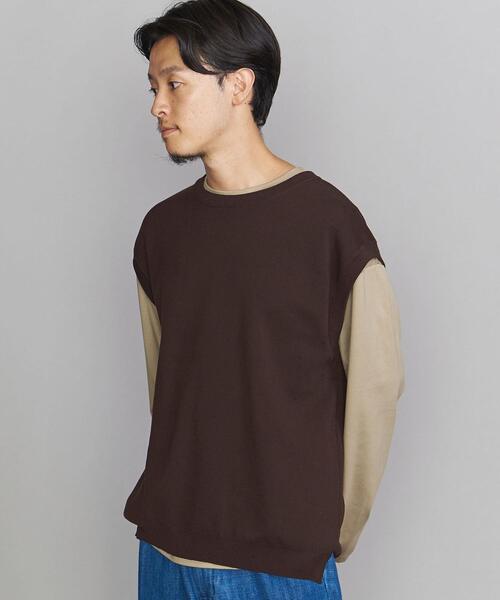 BEAUTY&YOUTH UNITED ARROWS（ビューティーアンドユースユナイテッドアローズ）の「BY モダン ミラノリブ ベスト（ベスト・メンズ・ブラック/ダークブラウン/ベージュ・S/M/L/XL）」の7枚目の写真