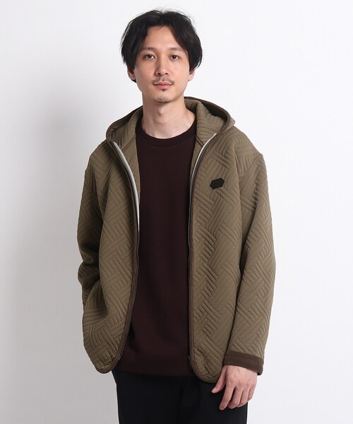 TAKEO KIKUCHI（タケオキクチ）の「◇キルト ジャージ ジップパーカー