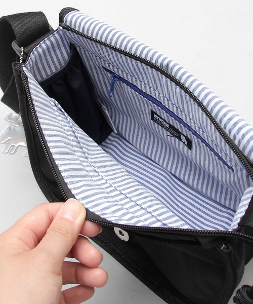 moz（モズ）の「メランジコンビ フラップトップ ミニショルダーバッグ リフレクトチャーム付き（ショルダーバッグ・レディース・ブラック/グレー/グレー系その他・FREE）」の17枚目の写真