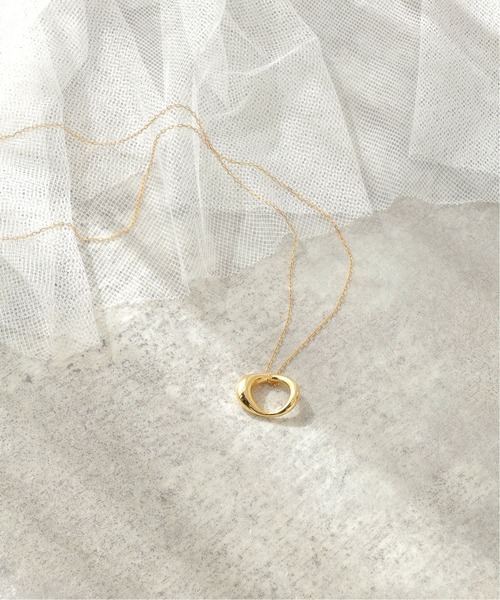 JOURNAL STANDARD（ジャーナルスタンダード）の「【Soierie/ソワリー】NEO HOOP NECLACE：ネックレス（ネックレス・レディース・シルバー/ゴールド・FREE）」の2枚目の写真