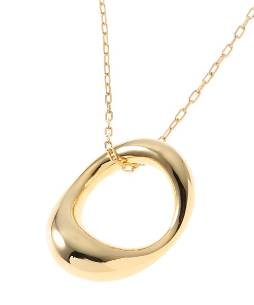 JOURNAL STANDARD（ジャーナルスタンダード）の「【Soierie/ソワリー】NEO HOOP NECLACE：ネックレス（ネックレス・レディース・シルバー/ゴールド・FREE）」の5枚目の写真