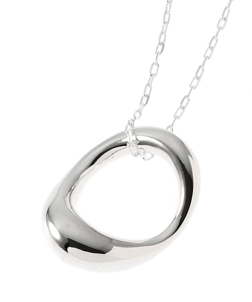 JOURNAL STANDARD（ジャーナルスタンダード）の「【Soierie/ソワリー】NEO HOOP NECLACE：ネックレス（ネックレス・レディース・シルバー/ゴールド・FREE）」の9枚目の写真