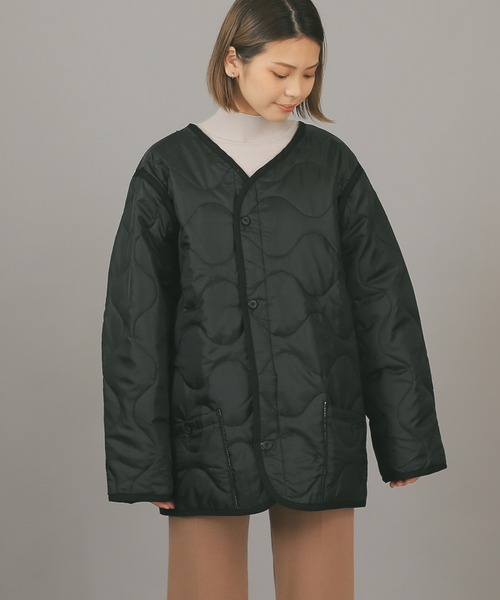 HOUSTON（ヒューストン）の「HOUSTON ヒューストン 50909 M-65フィールドジャケット THINSULATE（シンサレート）ライナー（ノーカラージャケット・メンズ・ブラック/オリーブ・S/M/XL/L）」の15枚目の写真