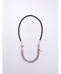 YOSHiKO CREATiON LEATHER CHAIN CHOKER