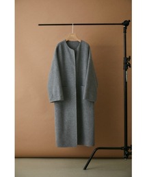 BLACK BY MOUSSY | no collar rever coat（ノーカラーリバーコート）(ノーカラーコート)