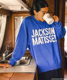 JACKSON MATISSE | 【JACKSON MATISSE（ジャクソンマティス）×BAYFLOW】ロゴニットプルオーバー(ニット/セーター)