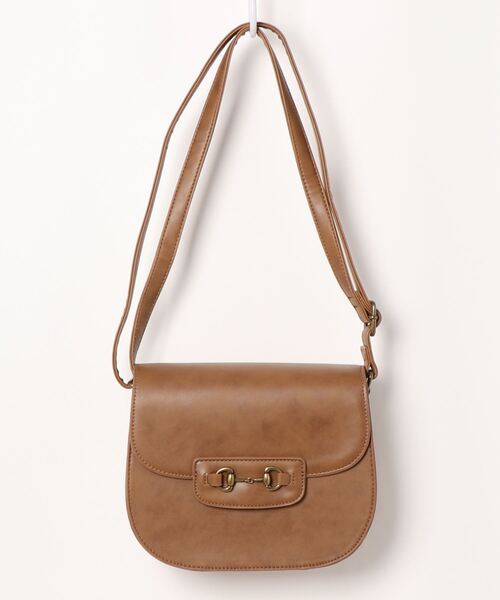 ehka sopo（エヘカソポ）の「ビットラウンドショルダーバッグ（ショルダーバッグ・レディース・ブラウン/ベージュ/ブラック・ﾌﾘ-）」の12枚目の写真