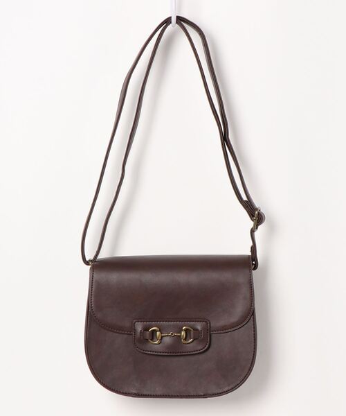 ehka sopo（エヘカソポ）の「ビットラウンドショルダーバッグ（ショルダーバッグ・レディース・ブラウン/ベージュ/ブラック・ﾌﾘ-）」の11枚目の写真