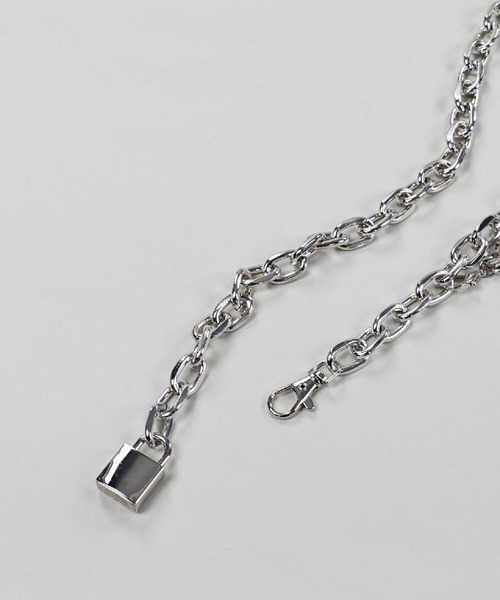 シルバー チェーン ベルト Diesel Bチャーム チェーンベルト | シルバートーン | FARFETCH JP