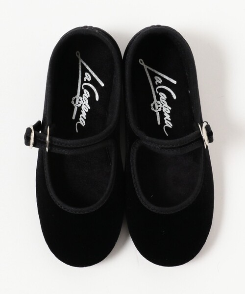 セール】La Cadena / Velour ストラップ シューズ（17.5～21.5cm