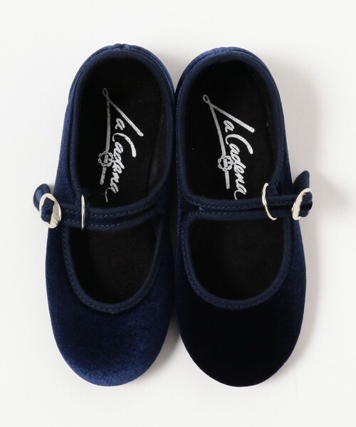 こども ビームス（コドモビームス）の「La Cadena / Velour ストラップ シューズ（17.5～21.5cm）（その他シューズ・キッズ・ブラック/ネイビー・30/33/29/31/34/32/28）」の4枚目の写真