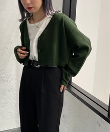 apres jour mignon | ショートカーディガン【ZOZOTOWN限定アイテム】(カーディガン/ボレロ)