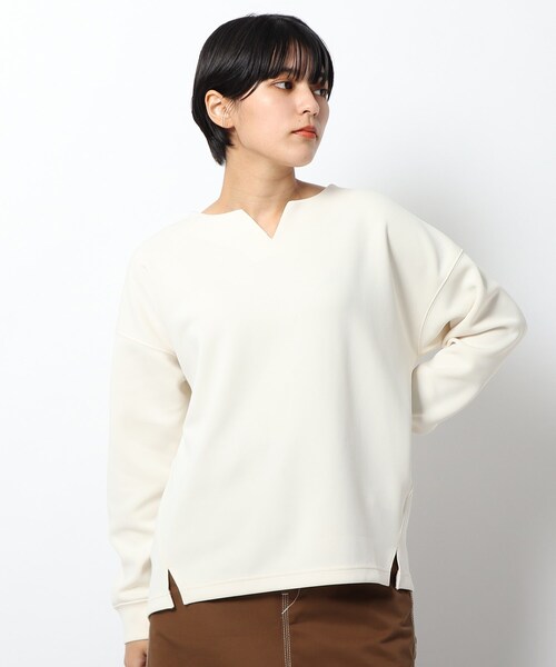 セール Web 一部店舗限定 Bouo ダンボールキーネックプルオーバー Tシャツ カットソー The Shop Tk ザ ショップ ティーケー のファッション通販 Zozotown