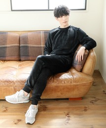 TopIsm（トップイズム）の「男女兼用 シャギーボア スウェットスーツ 上下セット パジャマ（ルームウェア/パジャマ・メンズ）」