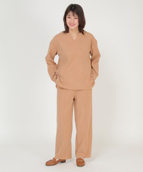 LBC(エルビーシー)の「【ZOZO限定】キーネックサカリバプルオーバー(Tシャツ/カットソー・レディース・グレー/オレンジ・M/L)」の5枚目の写真