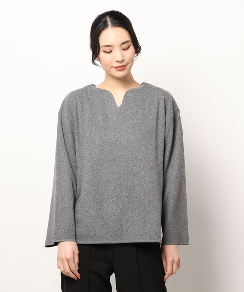 LBC(エルビーシー)の「【ZOZO限定】キーネックサカリバプルオーバー(Tシャツ/カットソー・レディース・グレー/オレンジ・M/L)」の20枚目の写真