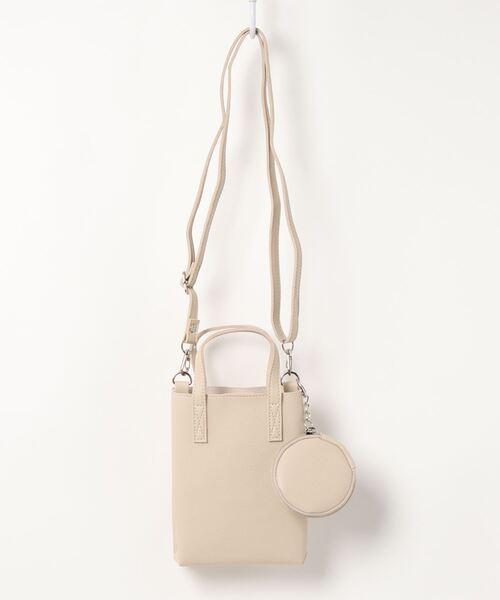 Te chichi（テチチ）の「合皮ショルダーバッグ（ショルダーバッグ・レディース・ブラック/ベージュ・ﾌﾘ-）」の7枚目の写真