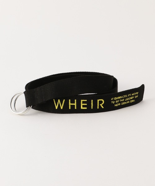 WHEIR（ウェア）の「WHEIR リングバックルベルト（ベルト・メンズ・ホワイト/ブラック/ベージュ・FREE）」の3枚目の写真