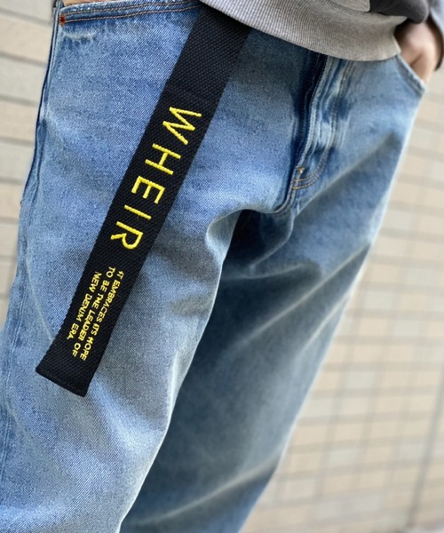 WHEIR（ウェア）の「WHEIR リングバックルベルト（ベルト・メンズ・ホワイト/ブラック/ベージュ・FREE）」の6枚目の写真