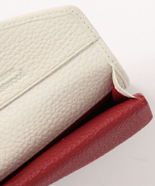 Vivienne Westwood ACCESSORIES(ヴィヴィアンウエストウッドアクセサリー)の「NEW DOUBLE FLAP / カードケース【859173 BM7E】(カードケース・レディース・ホワイト/ブラウン・FREE)」の8枚目の写真