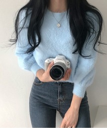 SONA | [BELLIDE MADE] シンプルシャギーニット(Tシャツ/カットソー)