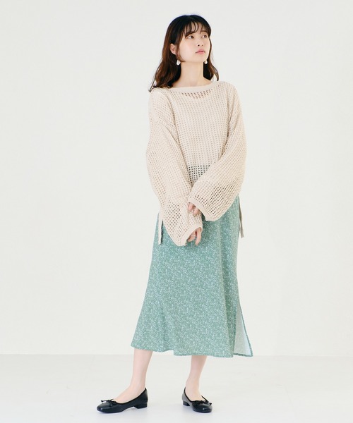 WA ORiental TRaffic（ダブルエーオリエンタルトラフィック）の「スクエアトゥバレエシューズ/22104（バレエシューズ・レディース・ベージュ/オレンジ/ブラック/シルバー・34/40/37/38/42/35/41/39/36/33/43）」の9枚目の写真