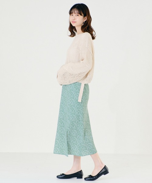 WA ORiental TRaffic（ダブルエーオリエンタルトラフィック）の「スクエアトゥバレエシューズ/22104（バレエシューズ・レディース・ベージュ/オレンジ/ブラック/シルバー・34/40/37/38/42/35/41/39/36/33/43）」の7枚目の写真