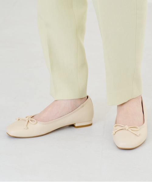 WA ORiental TRaffic（ダブルエーオリエンタルトラフィック）の「スクエアトゥバレエシューズ/22104（バレエシューズ・レディース・ベージュ/オレンジ/ブラック/シルバー・34/40/37/38/42/35/41/39/36/33/43）」の20枚目の写真