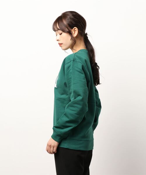 GOOD ROCK SPEED(グッドロックスピード)の「(GOOD ROCK SPEED)別注カレッジスエット(スウェット・レディース・グレー/グリーン・FREE)」の4枚目の写真