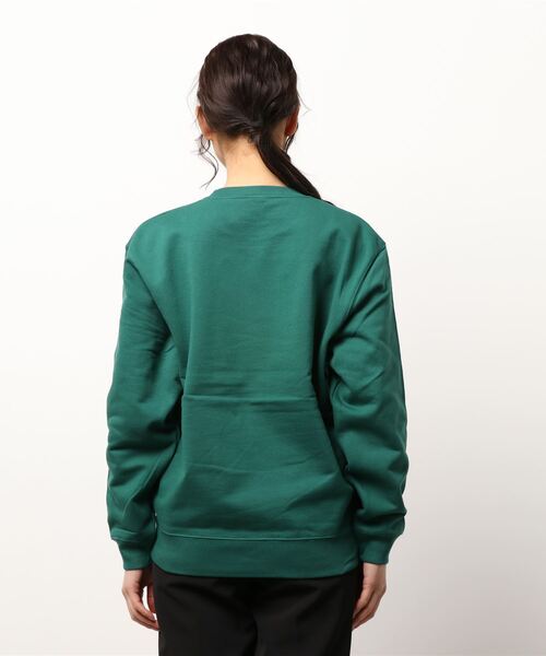 GOOD ROCK SPEED(グッドロックスピード)の「(GOOD ROCK SPEED)別注カレッジスエット(スウェット・レディース・グレー/グリーン・FREE)」の3枚目の写真