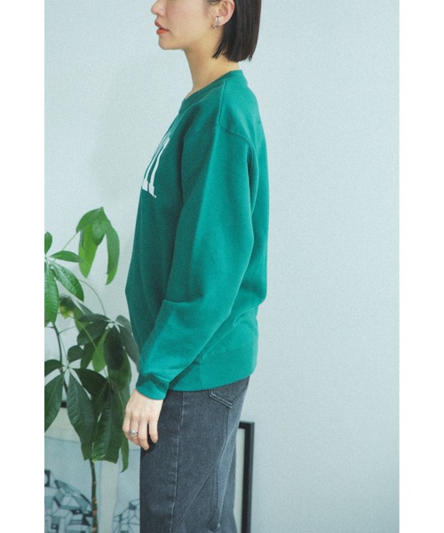 GOOD ROCK SPEED(グッドロックスピード)の「(GOOD ROCK SPEED)別注カレッジスエット(スウェット・レディース・グレー/グリーン・FREE)」の15枚目の写真