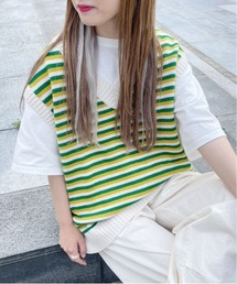 PairPair | アソート柄ニットベスト(ユニセックス)(ベスト)