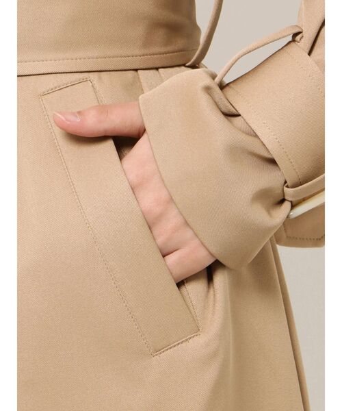 CALNAMUR（カルナムール）の「スプリングダブルコート（トレンチコート・レディース・ベージュ/カーキ・FREE）」の9枚目の写真